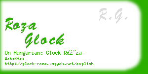 roza glock business card